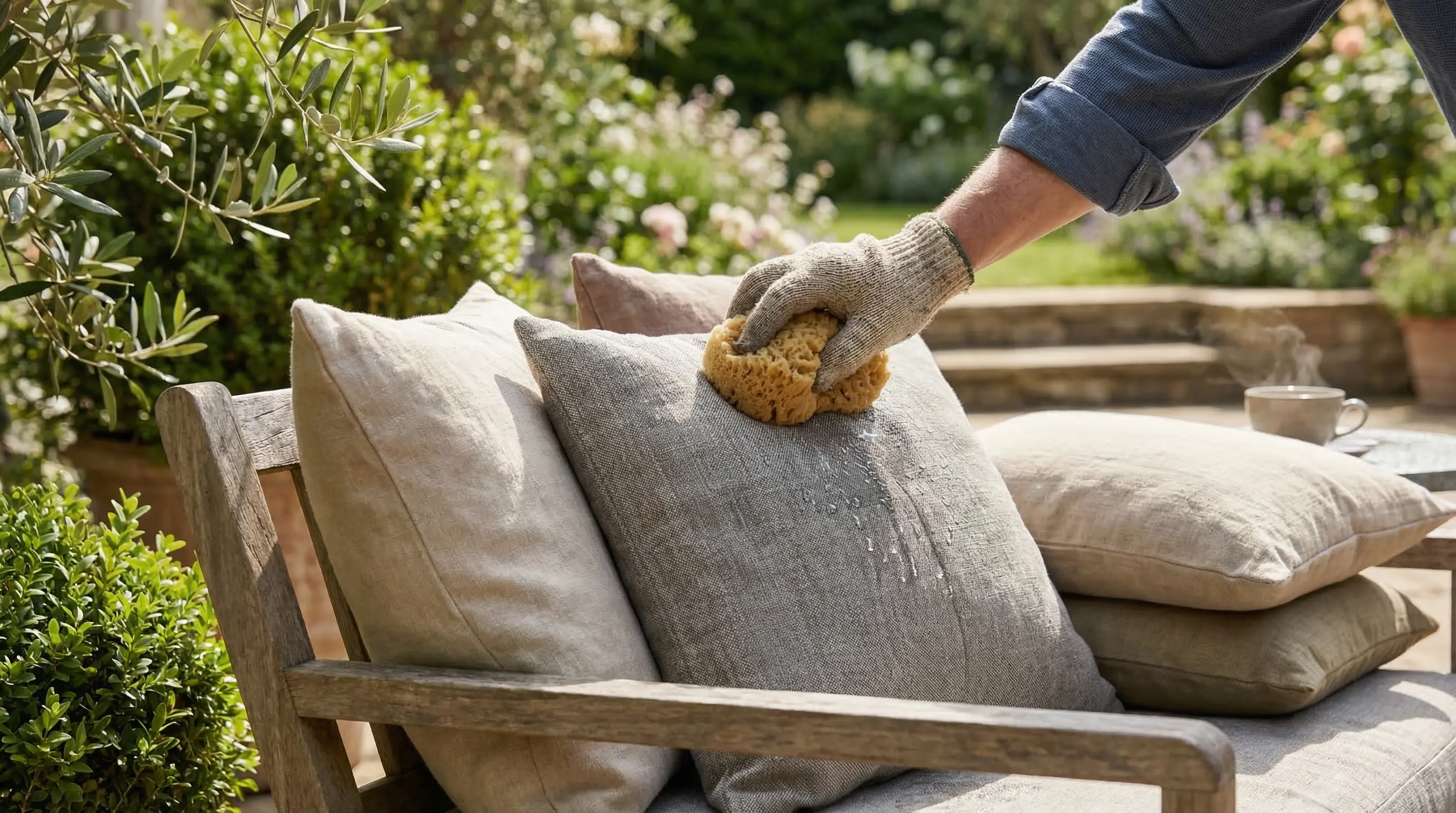 Lavare i tuoi cuscini da giardino: come farlo in modo intelligente e sicuro?