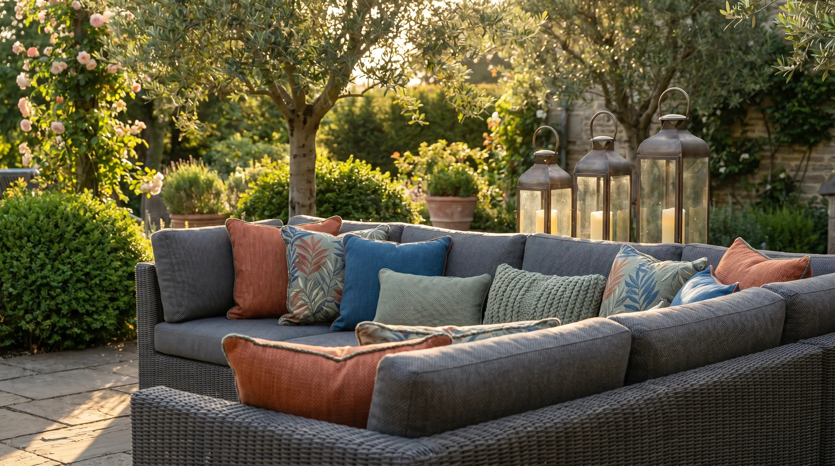 5 modi per rinnovare il tuo giardino con cuscini decorativi
